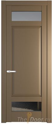 Дверь Profil Doors 4.3.4PD цвет Перламутр золото стекло Прозрачное