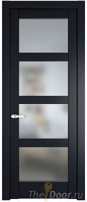 Дверь Profil Doors 4.4.2PD цвет Нэви Блу (RAL 7016) стекло Матовое