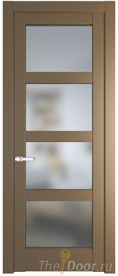 Дверь Profil Doors 4.4.2PD цвет Перламутр золото стекло Матовое