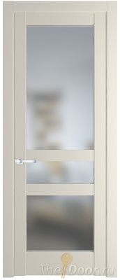 Дверь Profil Doors 4.5.2PD цвет Кремовая Магнолия (RAL 120-04) стекло Матовое