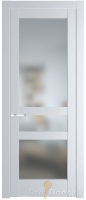 Дверь Profil Doors 4.5.2PD цвет Вайт (RAL 110 96 02) стекло Матовое