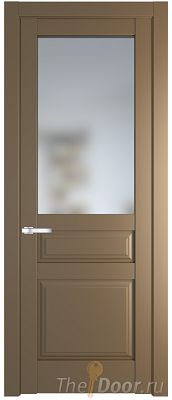 Дверь Profil Doors 4.5.3PD цвет Перламутр золото стекло Матовое