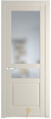 Дверь Profil Doors 4.5.4PD цвет Кремовая Магнолия (RAL 120-04) стекло Матовое