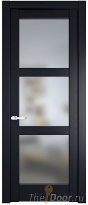Дверь Profil Doors 4.6.2PD цвет Нэви Блу (RAL 7016) стекло Матовое