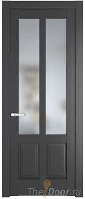 Дверь Profil Doors 4.8.2PD цвет Графит (Pantone 425С) стекло Матовое