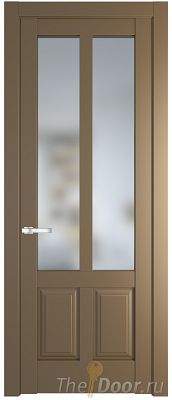 Дверь Profil Doors 4.8.2PD цвет Перламутр золото стекло Матовое