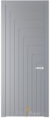 Дверь Profil Doors 10PE цвет Смоки (RAL 870-02) кромка Серебро Дверь Profil Doors 10PE цвет Смоки (RAL 870-02) кромка Серебро