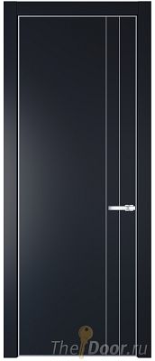Дверь Profil Doors 12PE цвет Нэви Блу (RAL 7016) кромка Серебро Дверь Profil Doors 12PE цвет Нэви Блу (RAL 7016) кромка Серебро