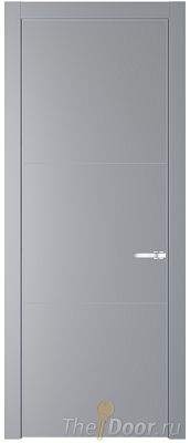 Дверь Profil Doors 13PE цвет Смоки (RAL 870-02) кромка Серебро Дверь Profil Doors 13PE цвет Смоки (RAL 870-02) кромка Серебро