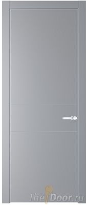 Дверь Profil Doors 14PE цвет Смоки (RAL 870-02) кромка Серебро Дверь Profil Doors 14PE цвет Смоки (RAL 870-02) кромка Серебро