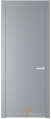 Дверь Profil Doors 16PE цвет Смоки (RAL 870-02) кромка Серебро Дверь Profil Doors 16PE цвет Смоки (RAL 870-02) кромка Серебро