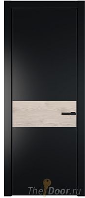 Дверь Profil Doors 17PE цвет Блэк кромка Черный матовый RAL9005 вставка Каштан Светлый Дверь Profil Doors 17PE цвет Блэк кромка Черный матовый RAL9005 вставка Каштан Светлый