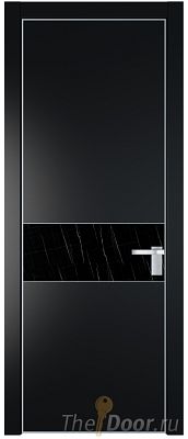 Дверь Profil Doors 17PE цвет Блэк кромка Серебро стекло Неро мрамор Дверь Profil Doors 17PE цвет Блэк кромка Серебро стекло Неро мрамор