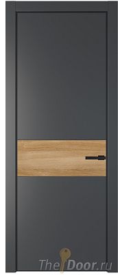 Дверь Profil Doors 17PE цвет Графит (Pantone 425С) кромка Черный матовый RAL9005 вставка Дуб Карамель Дверь Profil Doors 17PE цвет Графит (Pantone 425С) кромка Черный матовый RAL9005 вставка Дуб Карамель