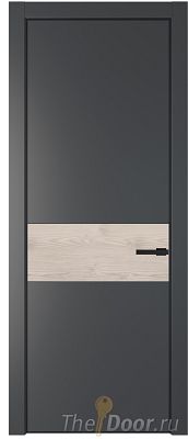 Дверь Profil Doors 17PE цвет Графит (Pantone 425С) кромка Черный матовый RAL9005 вставка Каштан Светлый Дверь Profil Doors 17PE цвет Графит (Pantone 425С) кромка Черный матовый RAL9005 вставка Каштан Светлый