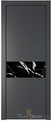 Дверь Profil Doors 17PE цвет Графит (Pantone 425С) кромка Черный матовый RAL9005 стекло Нефи черный узор серебро Дверь Profil Doors 17PE цвет Графит (Pantone 425С) кромка Черный матовый RAL9005 стекло Нефи черный узор серебро