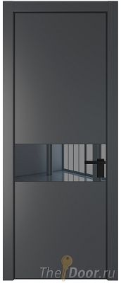 Дверь Profil Doors 17PE цвет Графит (Pantone 425С) кромка Черный матовый RAL9005 стекло Зеркало Grey Дверь Profil Doors 17PE цвет Графит (Pantone 425С) кромка Черный матовый RAL9005 стекло Зеркало Grey