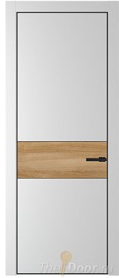 Дверь Profil Doors 17PE цвет Крем Вайт (RAL 120-02) кромка Черный матовый RAL9005 вставка Дуб Карамель Дверь Profil Doors 17PE цвет Крем Вайт (RAL 120-02) кромка Черный матовый RAL9005 вставка Дуб Карамель