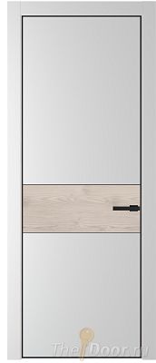 Дверь Profil Doors 17PE цвет Крем Вайт (RAL 120-02) кромка Черный матовый RAL9005 вставка Каштан Светлый Дверь Profil Doors 17PE цвет Крем Вайт (RAL 120-02) кромка Черный матовый RAL9005 вставка Каштан Светлый