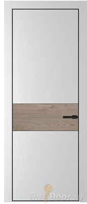 Дверь Profil Doors 17PE цвет Крем Вайт (RAL 120-02) кромка Черный матовый RAL9005 вставка Каштан Темный Дверь Profil Doors 17PE цвет Крем Вайт (RAL 120-02) кромка Черный матовый RAL9005 вставка Каштан Темный