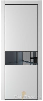 Дверь Profil Doors 17PE цвет Крем Вайт (RAL 120-02) кромка Черный матовый RAL9005 стекло Зеркало Grey Дверь Profil Doors 17PE цвет Крем Вайт (RAL 120-02) кромка Черный матовый RAL9005 стекло Зеркало Grey