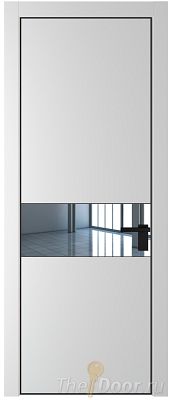 Дверь Profil Doors 17PE цвет Крем Вайт (RAL 120-02) кромка Черный матовый RAL9005 стекло Зеркало Дверь Profil Doors 17PE цвет Крем Вайт (RAL 120-02) кромка Черный матовый RAL9005 стекло Зеркало
