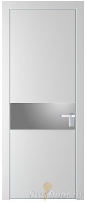 Дверь Profil Doors 17PE цвет Крем Вайт (RAL 120-02) кромка Серебро стекло Lacobel Серебро Матлак Дверь Profil Doors 17PE цвет Крем Вайт (RAL 120-02) кромка Серебро стекло Lacobel Серебро Матлак