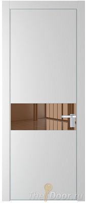Дверь Profil Doors 17PE цвет Крем Вайт (RAL 120-02) кромка Серебро стекло Зеркало Bronza Дверь Profil Doors 17PE цвет Крем Вайт (RAL 120-02) кромка Серебро стекло Зеркало Bronza