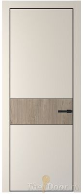 Дверь Profil Doors 17PE цвет Кремовая Магнолия (RAL 120-04) кромка Черный матовый RAL9005 вставка Каштан Темный Дверь Profil Doors 17PE цвет Кремовая Магнолия (RAL 120-04) кромка Черный матовый RAL9005 вставка Каштан Темный