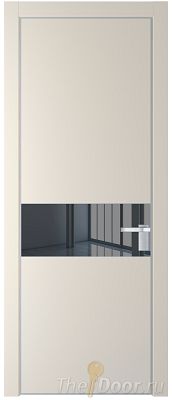 Дверь Profil Doors 17PE цвет Кремовая Магнолия (RAL 120-04) кромка Серебро стекло Зеркало Grey Дверь Profil Doors 17PE цвет Кремовая Магнолия (RAL 120-04) кромка Серебро стекло Зеркало Grey