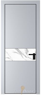 Дверь Profil Doors 17PE цвет Лайт Грей (RAL 870-01) кромка Черный матовый RAL9005 стекло Нефи белый узор серебро Дверь Profil Doors 17PE цвет Лайт Грей (RAL 870-01) кромка Черный матовый RAL9005 стекло Нефи белый узор серебро