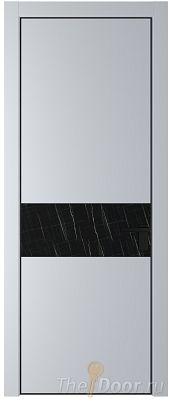 Дверь Profil Doors 17PE цвет Лайт Грей (RAL 870-01) кромка Черный матовый RAL9005 стекло Неро мрамор Дверь Profil Doors 17PE цвет Лайт Грей (RAL 870-01) кромка Черный матовый RAL9005 стекло Неро мрамор