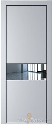 Дверь Profil Doors 17PE цвет Лайт Грей (RAL 870-01) кромка Черный матовый RAL9005 стекло Зеркало Дверь Profil Doors 17PE цвет Лайт Грей (RAL 870-01) кромка Черный матовый RAL9005 стекло Зеркало