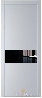 Дверь Profil Doors 17PE цвет Лайт Грей (RAL 870-01) кромка Серебро стекло Lacobel Черный лак Дверь Profil Doors 17PE цвет Лайт Грей (RAL 870-01) кромка Серебро стекло Lacobel Черный лак