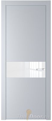 Дверь Profil Doors 17PE цвет Лайт Грей (RAL 870-01) кромка Серебро стекло Lacobel лак Классик Дверь Profil Doors 17PE цвет Лайт Грей (RAL 870-01) кромка Серебро стекло Lacobel лак Классик