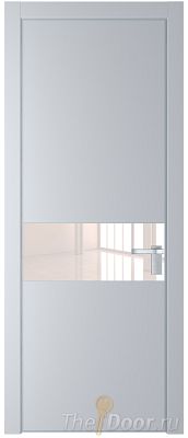 Дверь Profil Doors 17PE цвет Лайт Грей (RAL 870-01) кромка Серебро стекло Lacobel Перламутровый лак Дверь Profil Doors 17PE цвет Лайт Грей (RAL 870-01) кромка Серебро стекло Lacobel Перламутровый лак