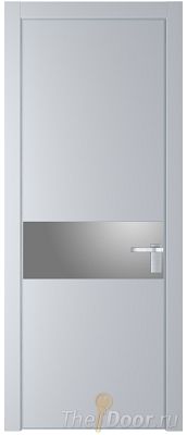 Дверь Profil Doors 17PE цвет Лайт Грей (RAL 870-01) кромка Серебро стекло Lacobel Серебро Матлак Дверь Profil Doors 17PE цвет Лайт Грей (RAL 870-01) кромка Серебро стекло Lacobel Серебро Матлак