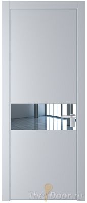 Дверь Profil Doors 17PE цвет Лайт Грей (RAL 870-01) кромка Серебро стекло Зеркало Дверь Profil Doors 17PE цвет Лайт Грей (RAL 870-01) кромка Серебро стекло Зеркало