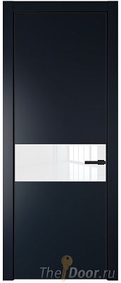 Дверь Profil Doors 17PE цвет Нэви Блу (RAL 7016) кромка Черный матовый RAL9005 стекло Lacobel лак Классик Дверь Profil Doors 17PE цвет Нэви Блу (RAL 7016) кромка Черный матовый RAL9005 стекло Lacobel лак Классик