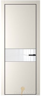 Дверь Profil Doors 17PE цвет Перламутр белый кромка Черный матовый RAL9005 стекло Lacobel лак Классик Дверь Profil Doors 17PE цвет Перламутр белый кромка Черный матовый RAL9005 стекло Lacobel лак Классик