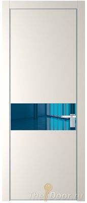 Дверь Profil Doors 17PE цвет Перламутр белый кромка Серебро стекло Зеркало Blue Дверь Profil Doors 17PE цвет Перламутр белый кромка Серебро стекло Зеркало Blue