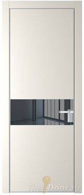Дверь Profil Doors 17PE цвет Перламутр белый кромка Серебро стекло Зеркало Grey Дверь Profil Doors 17PE цвет Перламутр белый кромка Серебро стекло Зеркало Grey