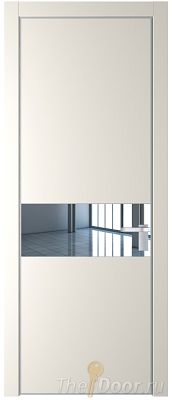 Дверь Profil Doors 17PE цвет Перламутр белый кромка Серебро стекло Зеркало Дверь Profil Doors 17PE цвет Перламутр белый кромка Серебро стекло Зеркало