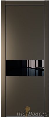 Дверь Profil Doors 17PE цвет Перламутр бронза кромка Черный матовый RAL9005 стекло Lacobel Черный лак Дверь Profil Doors 17PE цвет Перламутр бронза кромка Черный матовый RAL9005 стекло Lacobel Черный лак