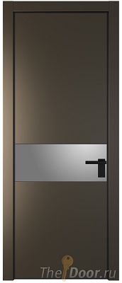 Дверь Profil Doors 17PE цвет Перламутр бронза кромка Черный матовый RAL9005 стекло Lacobel Серебро Матлак Дверь Profil Doors 17PE цвет Перламутр бронза кромка Черный матовый RAL9005 стекло Lacobel Серебро Матлак