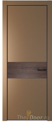 Дверь Profil Doors 17PE цвет Перламутр золото кромка Черный матовый RAL9005 вставка Дуб Тобакко Дверь Profil Doors 17PE цвет Перламутр золото кромка Черный матовый RAL9005 вставка Дуб Тобакко