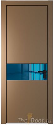 Дверь Profil Doors 17PE цвет Перламутр золото кромка Черный матовый RAL9005 стекло Зеркало Blue Дверь Profil Doors 17PE цвет Перламутр золото кромка Черный матовый RAL9005 стекло Зеркало Blue