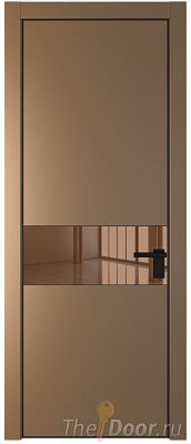 Дверь Profil Doors 17PE цвет Перламутр золото кромка Черный матовый RAL9005 стекло Зеркало Bronza Дверь Profil Doors 17PE цвет Перламутр золото кромка Черный матовый RAL9005 стекло Зеркало Bronza