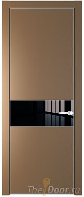 Дверь Profil Doors 17PE цвет Перламутр золото кромка Серебро стекло Lacobel Черный лак Дверь Profil Doors 17PE цвет Перламутр золото кромка Серебро стекло Lacobel Черный лак
