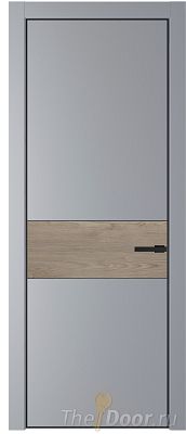 Дверь Profil Doors 17PE цвет Смоки (RAL 870-02) кромка Черный матовый RAL9005 вставка Каштан Темный Дверь Profil Doors 17PE цвет Смоки (RAL 870-02) кромка Черный матовый RAL9005 вставка Каштан Темный